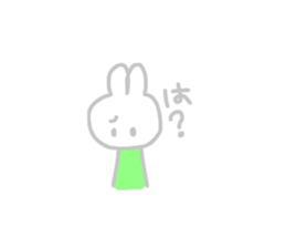 From wherever it's seen,it's rabbit. sticker #14359471