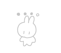 From wherever it's seen,it's rabbit. sticker #14359474