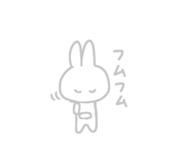 From wherever it's seen,it's rabbit. sticker #14359478