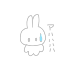 From wherever it's seen,it's rabbit. sticker #14359483