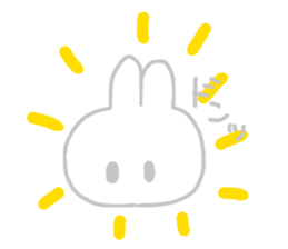 From wherever it's seen,it's rabbit. sticker #14359484