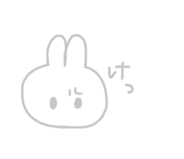 From wherever it's seen,it's rabbit. sticker #14359490