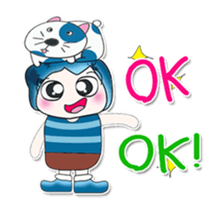 ...Mr. Hatori and Cat ..>< sticker #14359638