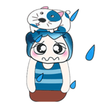 ...Mr. Hatori and Cat ..>< sticker #14359649