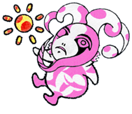 cute blue creature1 Chinese(Traditional) sticker #14359811