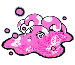 cute blue creature1 Chinese(Traditional) sticker #14359815