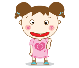 Cute Bibo Girl sticker #14359974