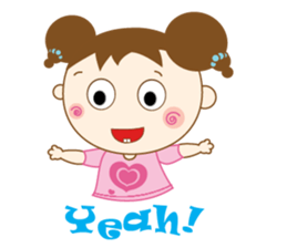 Cute Bibo Girl sticker #14359975