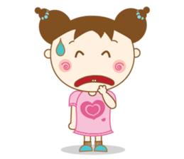 Cute Bibo Girl sticker #14359976