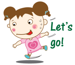 Cute Bibo Girl sticker #14359978