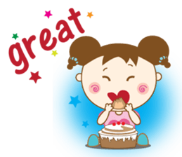 Cute Bibo Girl sticker #14359982