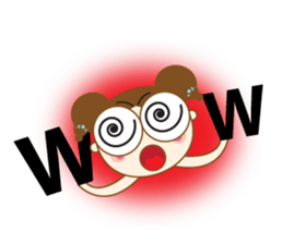 Cute Bibo Girl sticker #14359983