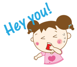 Cute Bibo Girl sticker #14359984