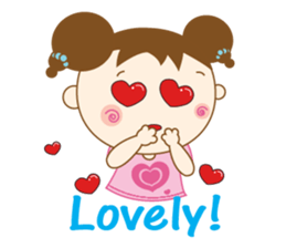 Cute Bibo Girl sticker #14359985