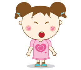 Cute Bibo Girl sticker #14359988