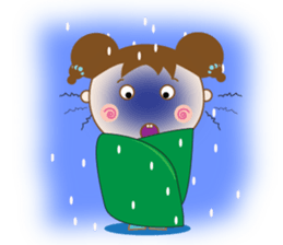 Cute Bibo Girl sticker #14359990