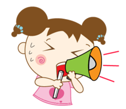 Cute Bibo Girl sticker #14359992