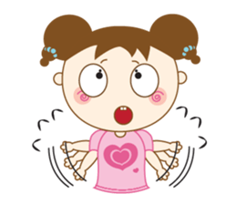 Cute Bibo Girl sticker #14359993