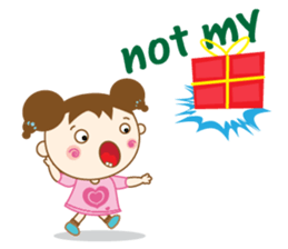 Cute Bibo Girl sticker #14359995