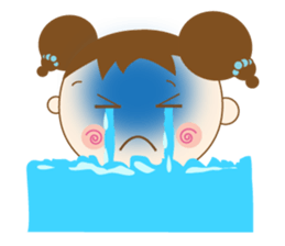 Cute Bibo Girl sticker #14359996