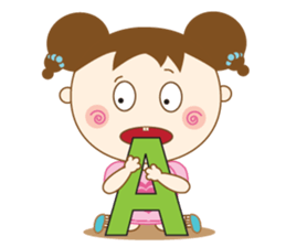 Cute Bibo Girl sticker #14359997