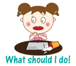 Cute Bibo Girl sticker #14359998