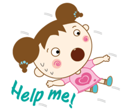 Cute Bibo Girl sticker #14359999