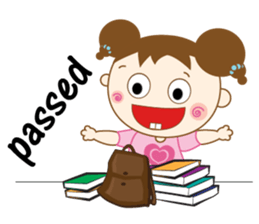 Cute Bibo Girl sticker #14360000