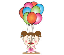 Cute Bibo Girl sticker #14360001