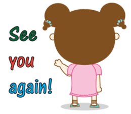 Cute Bibo Girl sticker #14360003