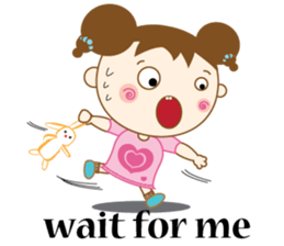 Cute Bibo Girl sticker #14360004