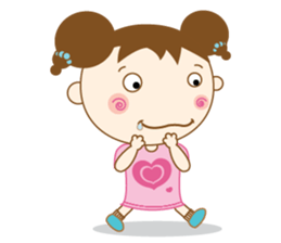Cute Bibo Girl sticker #14360005