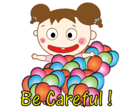 Cute Bibo Girl sticker #14360011