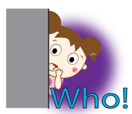 Cute Bibo Girl sticker #14360012