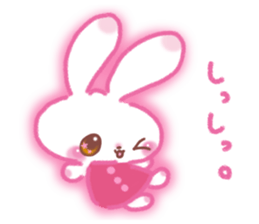 Not a gentle rabbit. sticker #14360015