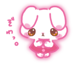 Not a gentle rabbit. sticker #14360019