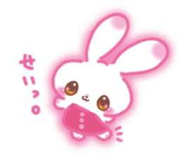 Not a gentle rabbit. sticker #14360020