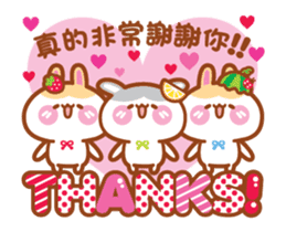 Cherry Mommy's Rabbits are moving up! sticker #14360324