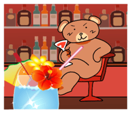 lovely bear! sticker #14360824