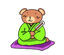 lovely bear! sticker #14360825