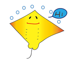 Stingray family sticker #14360918