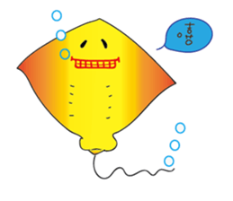 Stingray family sticker #14360919