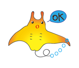 Stingray family sticker #14360921