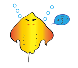Stingray family sticker #14360923