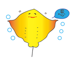 Stingray family sticker #14360927