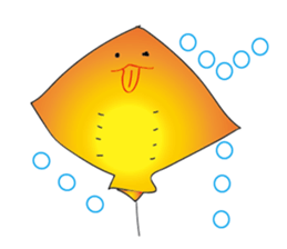 Stingray family sticker #14360930