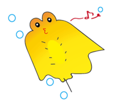 Stingray family sticker #14360938