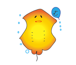 Stingray family sticker #14360945