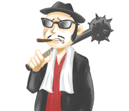 poncho Sticker2 sticker #14361099