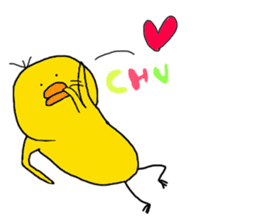 cheep(.8.)chick 4 sticker #14362073